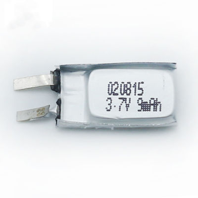 020815 6mah 7mah 8mahの小型MP3プレーヤー電池2.0*8.0*17mm
