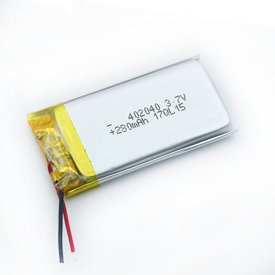 402040のヘッドホーンの再充電可能な李ポリマー電池250mah