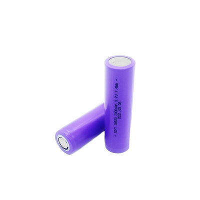 無人機紫色50g円柱李イオン電池3.7v 2000mah 7.4wh 100%完全なテスト