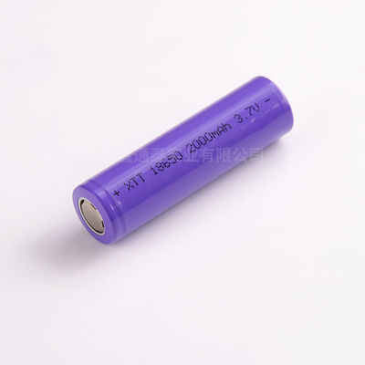 紫色7.4WH 47g 3.7 V 18650の充電電池1s1p