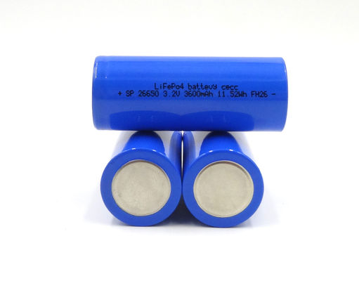 580g深い周期のリチウム電池3.2v 3000mAh 26650 LiFePo4電池細胞