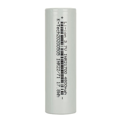 21700 4800Mah 3.7Vのリチウム イオン電池