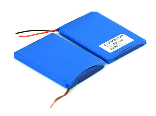 MSDS UN38.3 IEC62133 7.4v 6000mah李イオン ポリマー電池のパック